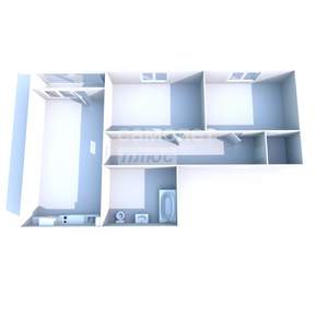 2-к квартира, сданный дом, 55м2, 6/11 этаж