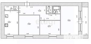 3-к квартира, вторичка, 80м2, 12/12 этаж