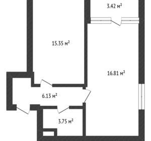 2-к квартира, вторичка, 48м2, 4/16 этаж