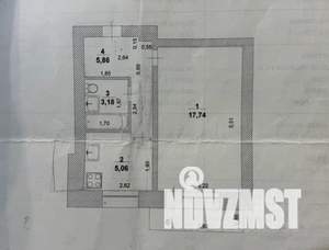 1-к квартира, вторичка, 32м2, 4/5 этаж