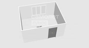 Студия квартира, вторичка, 15м2, 1/5 этаж