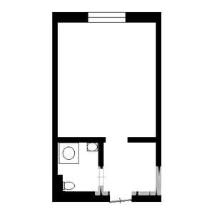 1-к квартира, вторичка, 29м2, 1/3 этаж