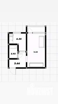 1-к квартира, вторичка, 31м2, 5/5 этаж