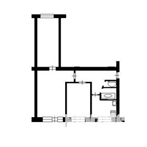 3-к квартира, вторичка, 40м2, 4/5 этаж