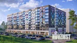 2-к квартира, строящийся дом, 70м2, 3/9 этаж