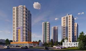 1-к квартира, строящийся дом, 38м2, 16/24 этаж