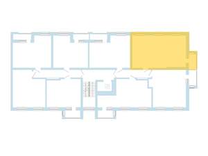 2-к квартира, вторичка, 59м2, 3/6 этаж