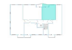 1-к квартира, вторичка, 44м2, 4/12 этаж