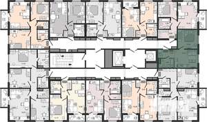 1-к квартира, вторичка, 31м2, 13/14 этаж