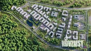 1-к квартира, строящийся дом, 38м2, 2/6 этаж