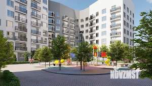 1-к квартира, строящийся дом, 42м2, 8/9 этаж