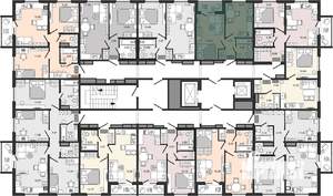 1-к квартира, вторичка, 33м2, 6/14 этаж