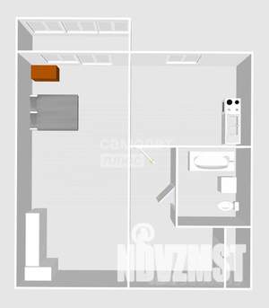 1-к квартира, вторичка, 31м2, 2/5 этаж