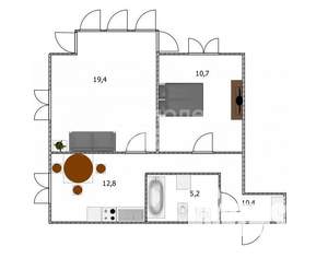 2-к квартира, вторичка, 59м2, 5/24 этаж