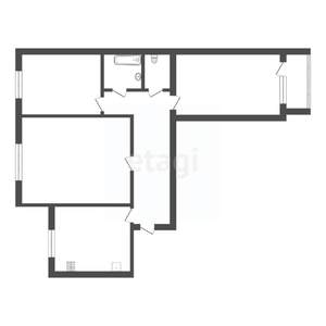 3-к квартира, вторичка, 60м2, 3/9 этаж