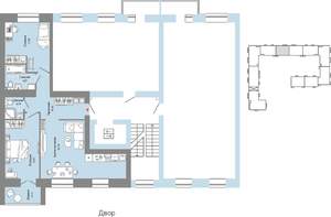 3-к квартира, вторичка, 74м2, 2/9 этаж