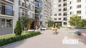 1-к квартира, строящийся дом, 42м2, 8/9 этаж