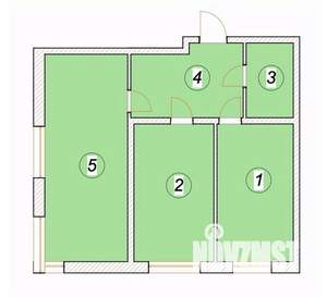 3-к квартира, строящийся дом, 81м2, 3/5 этаж