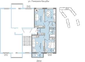 3-к квартира, вторичка, 75м2, 2/4 этаж