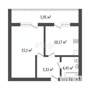 1-к квартира, вторичка, 36м2, 13/24 этаж