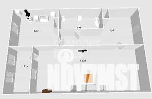 1-к квартира, вторичка, 27м2, 1/9 этаж