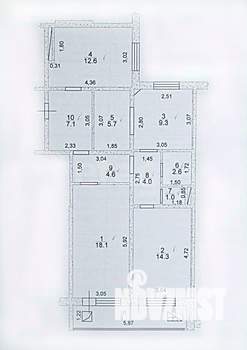 3-к квартира, вторичка, 79м2, 6/10 этаж