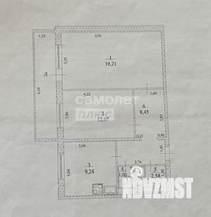 2-к квартира, вторичка, 56м2, 3/10 этаж