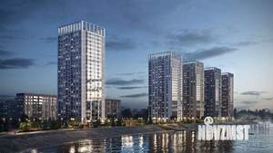1-к квартира, строящийся дом, 37м2, 18/24 этаж