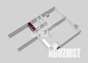 2-к квартира, вторичка, 58м2, 3/4 этаж