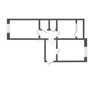 2-к квартира, вторичка, 51м2, 5/5 этаж