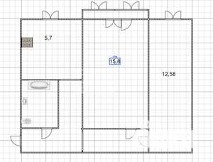 2-к квартира, вторичка, 43м2, 3/4 этаж