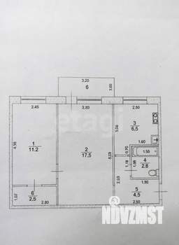 2-к квартира, вторичка, 45м2, 5/5 этаж