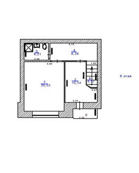 3-к квартира, вторичка, 114м2, 5/6 этаж