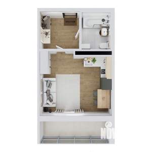 Студия квартира, вторичка, 25м2, 4/14 этаж