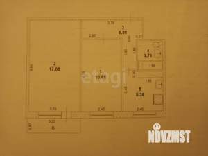 2-к квартира, вторичка, 42м2, 3/5 этаж