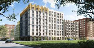 1-к квартира, строящийся дом, 38м2, 4/9 этаж