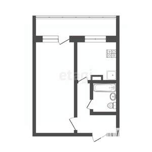 1-к квартира, вторичка, 36м2, 3/10 этаж