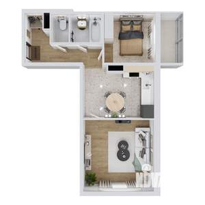 2-к квартира, вторичка, 49м2, 14/14 этаж