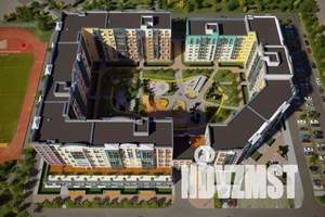 2-к квартира, строящийся дом, 70м2, 9/9 этаж