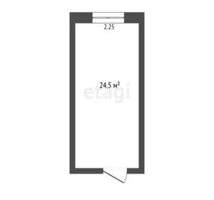 Студия квартира, вторичка, 25м2, 8/11 этаж