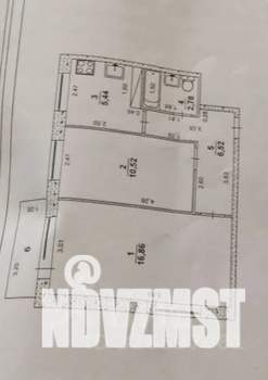 2-к квартира, вторичка, 45м2, 5/5 этаж