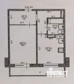 1-к квартира, вторичка, 37м2, 1/10 этаж