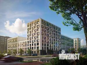 2-к квартира, строящийся дом, 52м2, 3/9 этаж