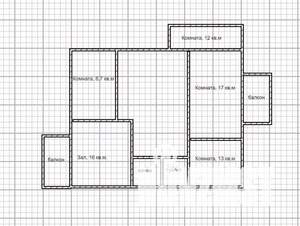 4-к квартира, вторичка, 78м2, 3/5 этаж