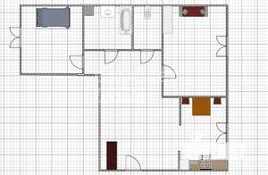 2-к квартира, вторичка, 52м2, 1/3 этаж
