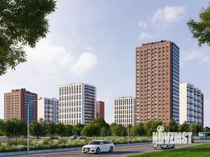 1-к квартира, строящийся дом, 28м2, 8/16 этаж