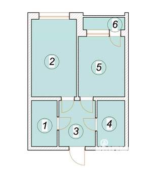1-к квартира, строящийся дом, 51м2, 5/5 этаж