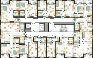 2-к квартира, вторичка, 52м2, 2/14 этаж