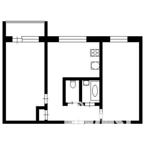 2-к квартира, вторичка, 42м2, 2/5 этаж