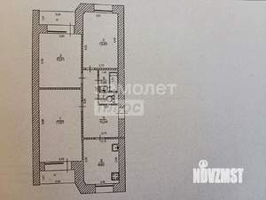 3-к квартира, вторичка, 67м2, 4/5 этаж